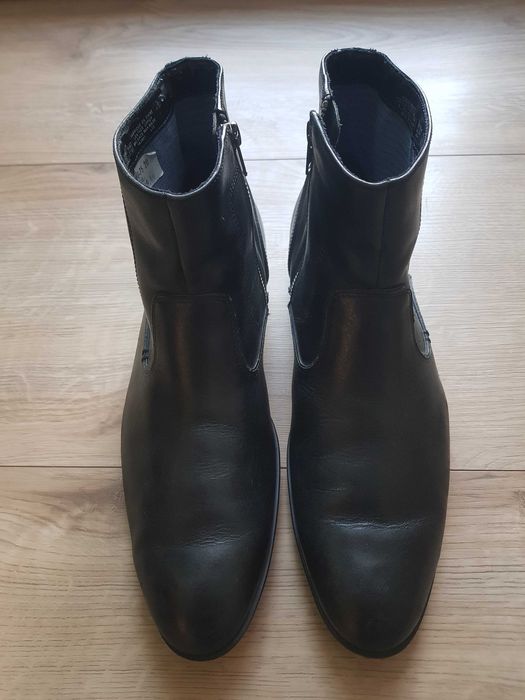 Skórzane Sztyblety męskie zimowe - Rockport rozmiar 42