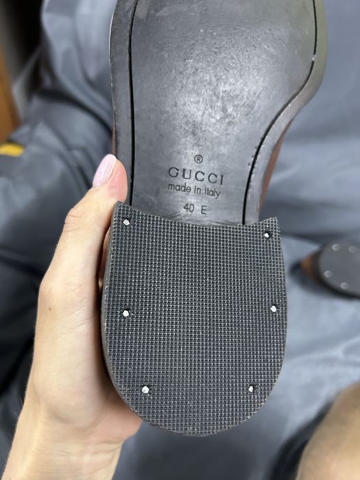 Тулфі лофери Gucci оригінал 40-42p шкіряні чоловічі