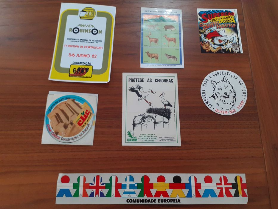 Autocolantes Antigos para Venda, Troca V6