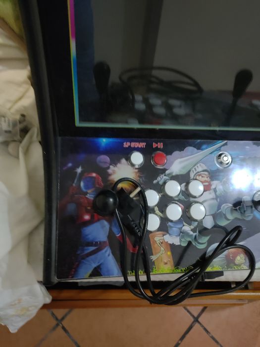 Máquina de jogos novos foi só testada