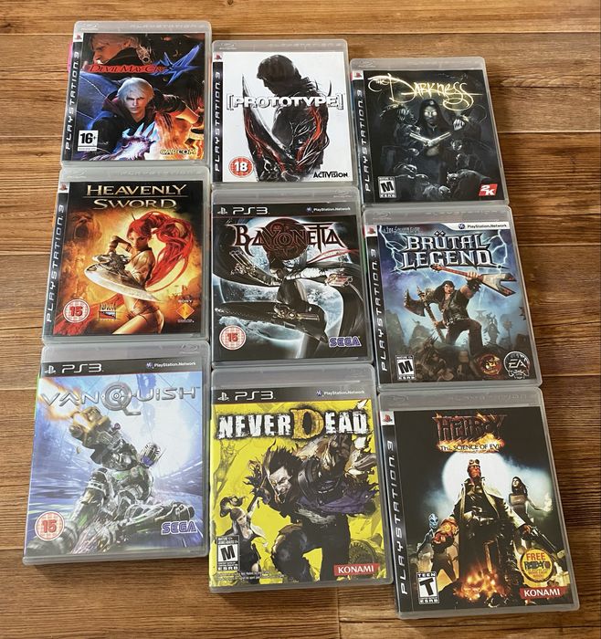 Sony PS3: Ninja Gaiden, NeverDead, Assassin’s Creed, Prototype, Bayonetta Darkness Hellboy Dante’s Inferno Nier Властелин Колец Darksiders DevilMayCry