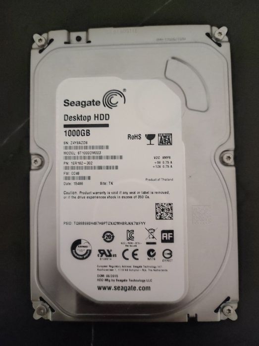 disco rígido seagate barracuda 1tb 7200rpm
