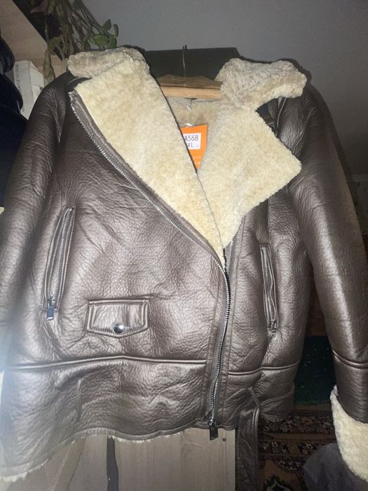 Кожанка  Xl колір коричневий