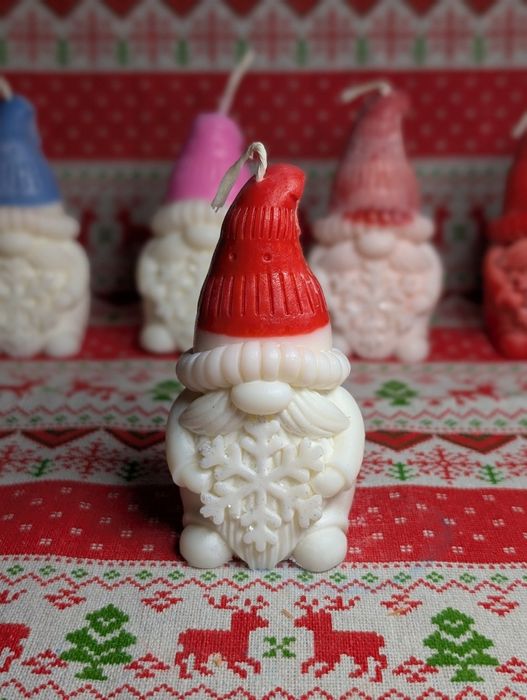 Свічки з соєвого воску, святковий декор