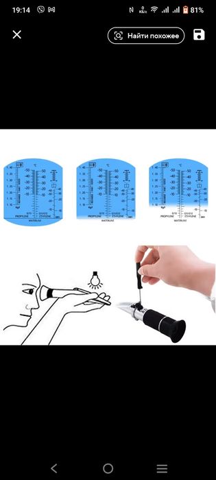 Рефрактометр автомобільний 4 in 1