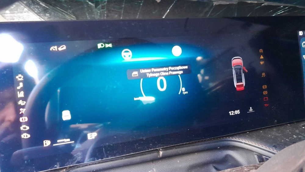 MG HS II 24-25r Wyświetlacz Zegary Ekran Europa Orginał