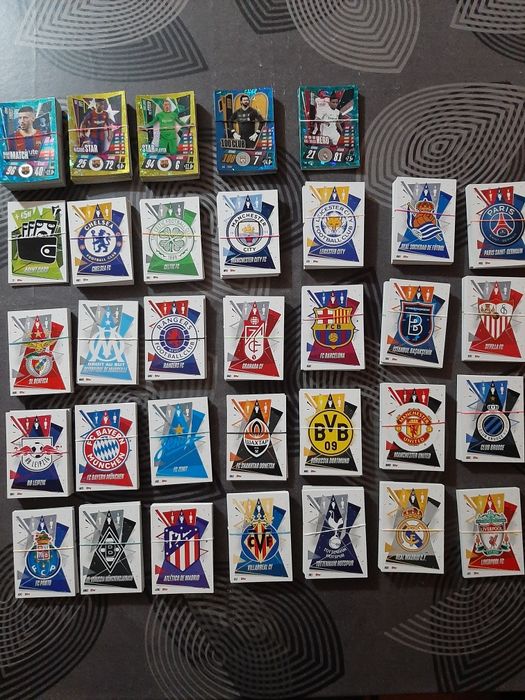 Cromos - Topps Champions League 20/21 com cartas brilhantes
