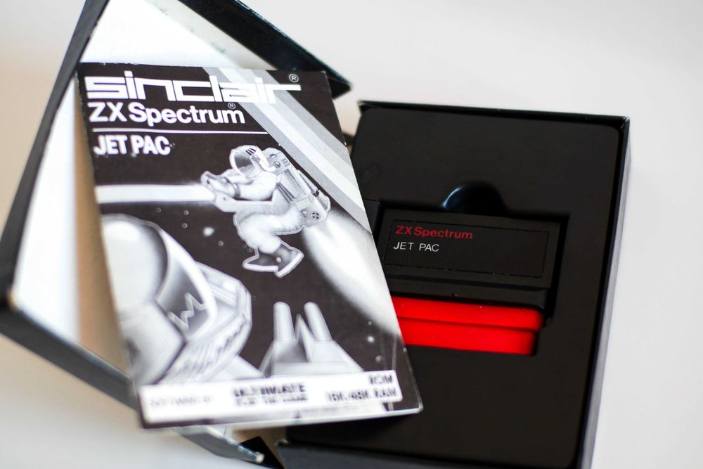 Gra na ZX Spectrum Jet Pac cartridgene kompletna!