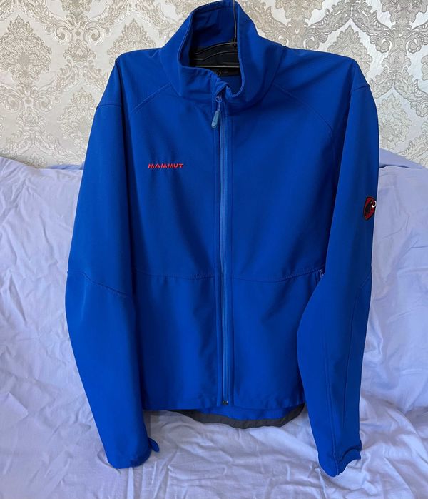 Оригінальна вітровка Mammut Softshell Outdoor/Gorpcore синя розмір L