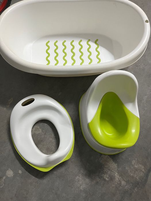 Bathtub Set, Toilet Seat Reducer, and Potty