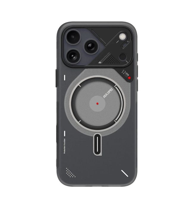 Чохол AULUMU A17 Frosted case for iPhone 17 Pro Translucent Gray Black (A17-TPU-GY-PRO)