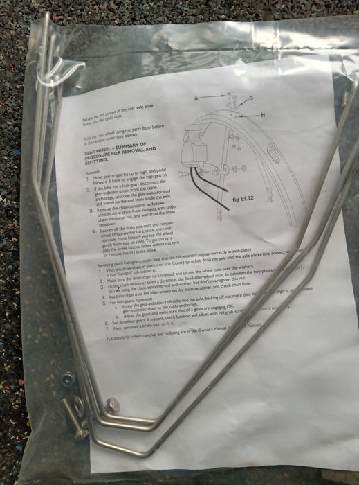 Varetas para guarda lamas Bicicleta Brompton