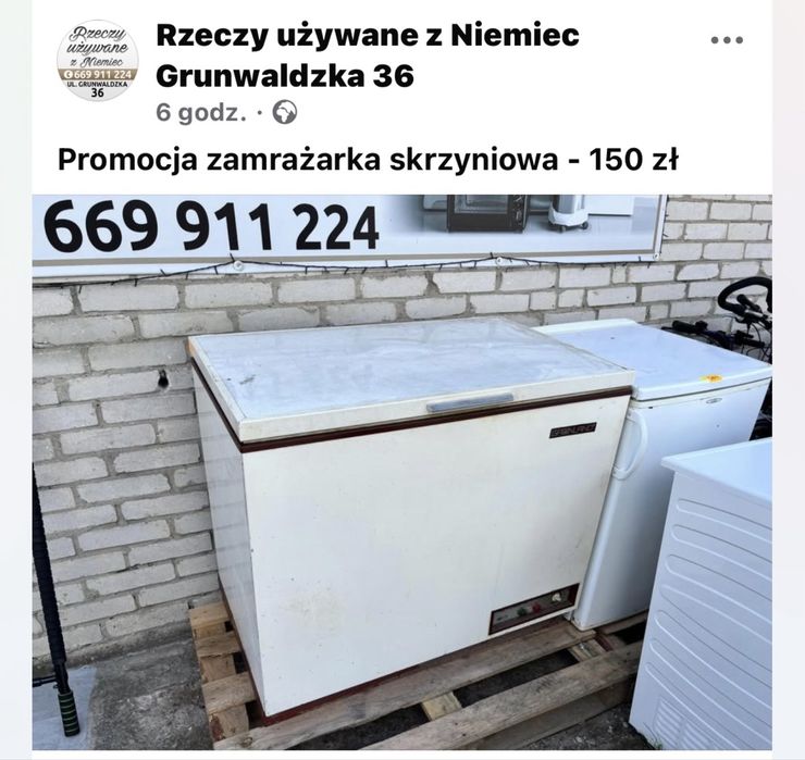 Zamrazarka skrzyniowa okazja