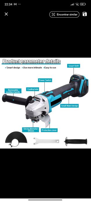 Rebarbadora a bataria/TOP