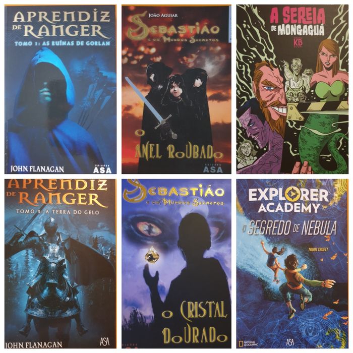 Livros de diversos escritores