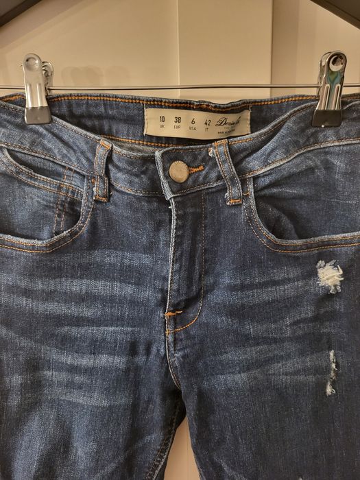 Spodnie 38 primark damskie jeans dzinsy spodnie z dziurami