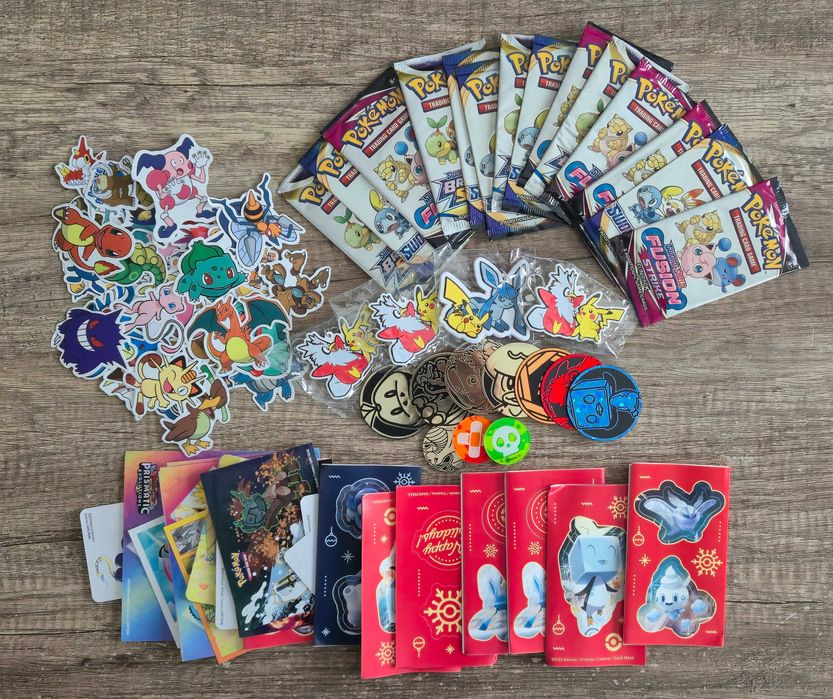 ULTRA Zestaw Kart Pokemon 300 Szt + 3x Kod + 3x zagraniczna + Gratis