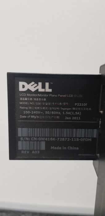 Monitor Dell P2210F