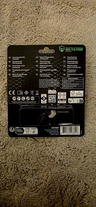 PS5 Powerbank BATTLETRON GAMING dodatkowe zasilanie pad controller