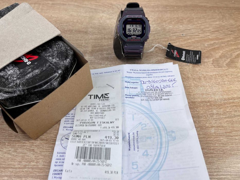 Zegarek Casio G-Shock DW-B5600AH-6ER 20BAR |GW24|
