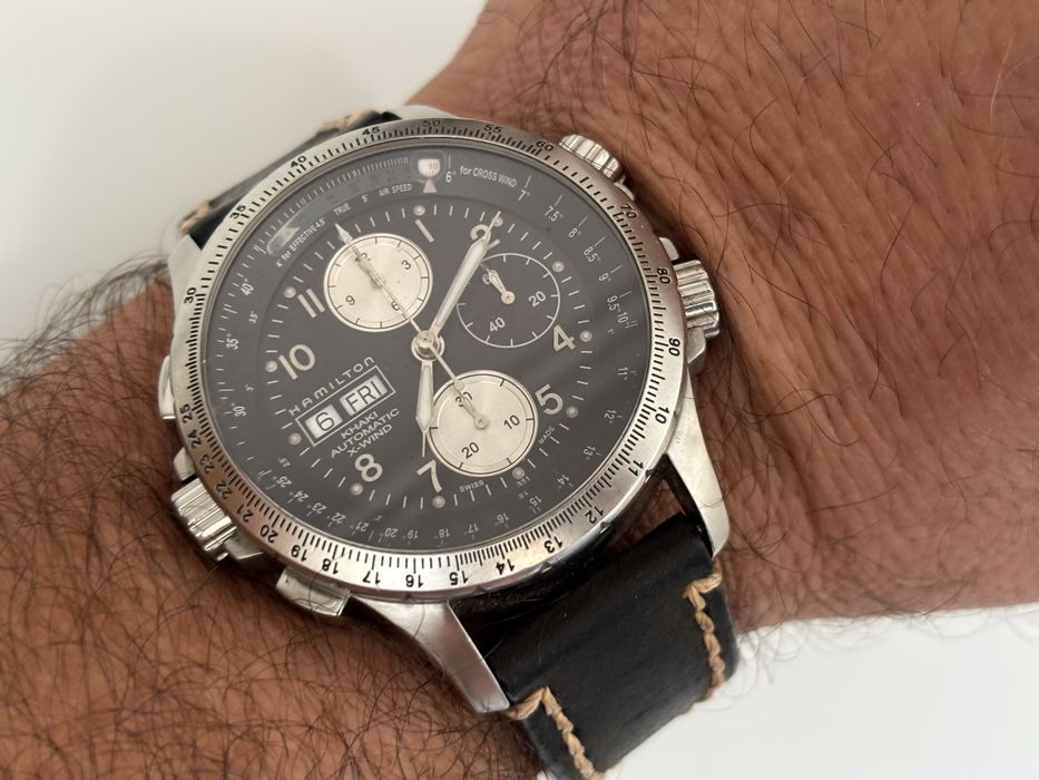 Relogio cronografo Hamilton Xwind automatico