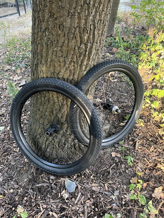 Komplet koł rowerowych/dirtowych 24 cale