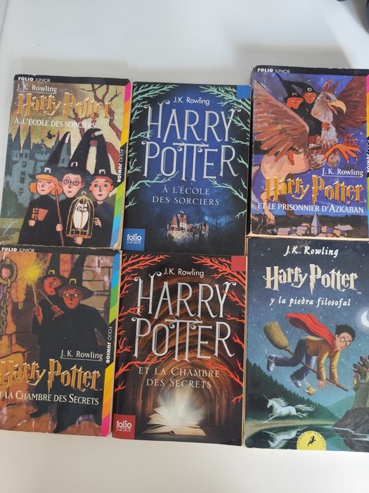 Livros em frances e spanish