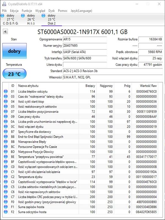 HDD 6TB SeaGate 3.5"