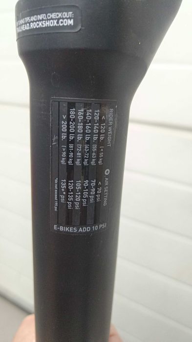 ROCKSHOX 35 Silver 140 mm