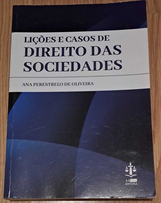 LIVRO: Lições e Casos de Direito das Sociedades