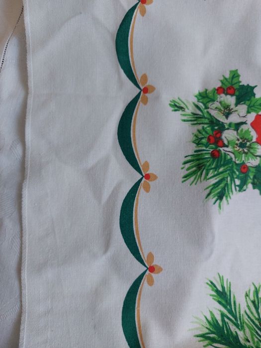 Mały obrus świąteczny.