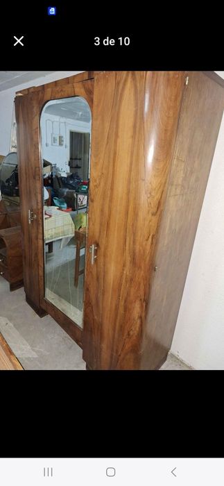 Armário madeira de nogueira