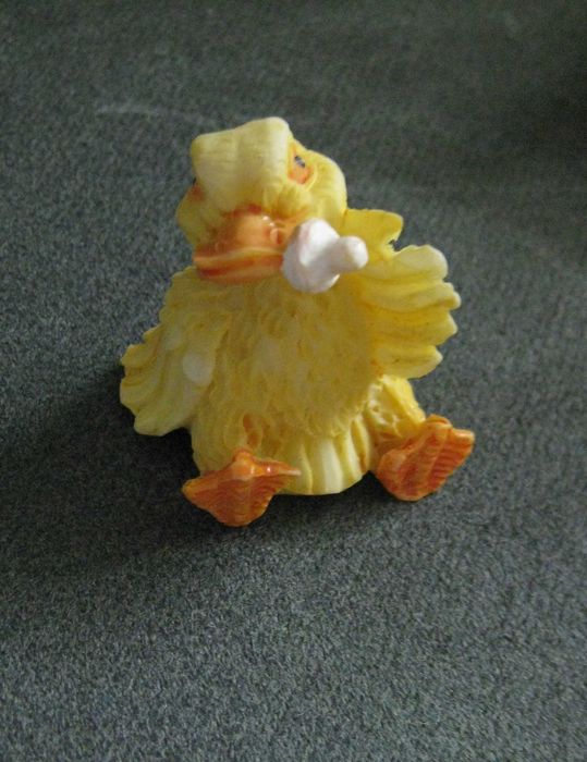 7 Miniaturas Patos em Marfinite (todos diferentes)