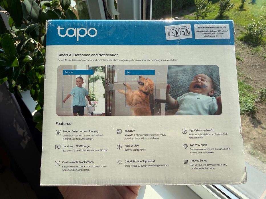 Kamera TP-LINK Tapo C220 Wewnętrzna, Wi-Fi, Kamera obrotowa biała