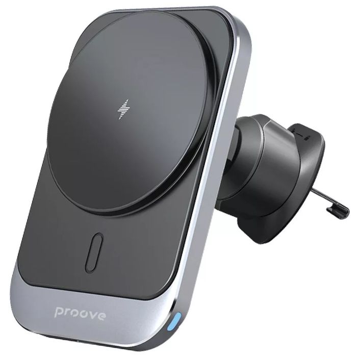 Автомобільний тримач з Бездротовим ЗП Proove Square Magnetic Pro 15W