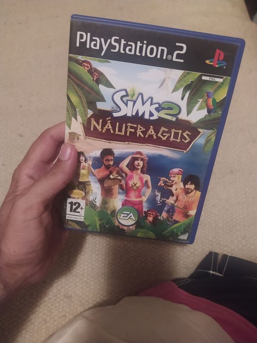 Os Sims 2 náufragos manual e textos em português Sony PlayStation 2 - portes envio incluídos no preço