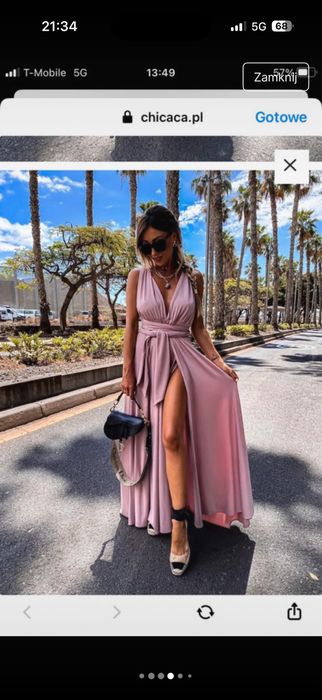 Sukienka maxi Chicaca