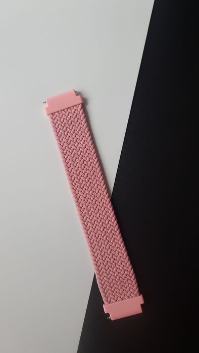 Pasek plecionego materiału 20 mm do zegarka Samsung, Huawei, Amazfit,