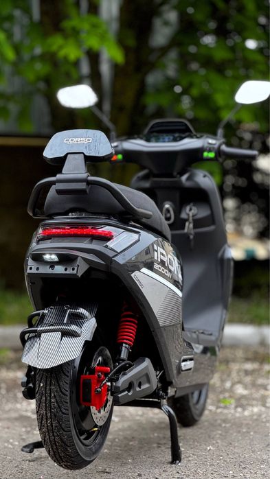 ‼️Безкоштовна доставка до дому‼️ Електричний мопед скутер Corso IRON 2000W