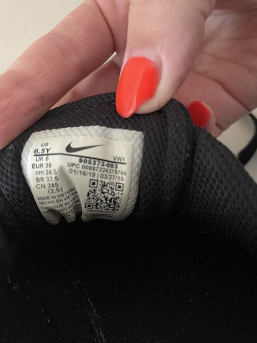 Buty unisex SB Nike czarne