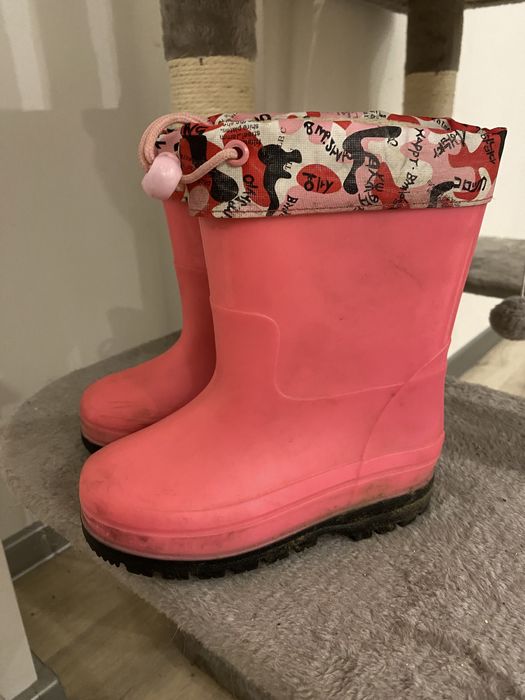 Różowe kalosze