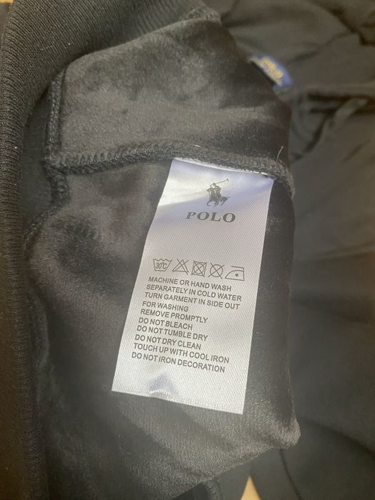czarna bluza z kapturem Ralph Lauren