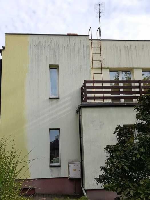 Mycie dachów, elewacji i kostki