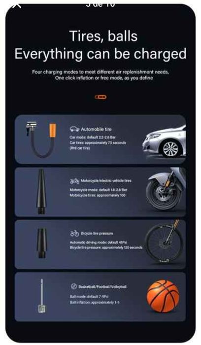 Compressor, Bomba de ar (Novo)