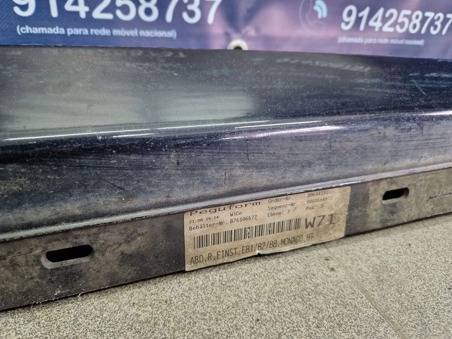 Embaladeiras usadas BMW SERIE 1 E81 E82 E88 3 PORTAS ENVIO GRATIS