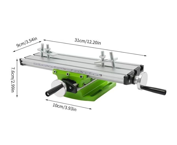 ALLSOME 800W BG-5167 wiertarka stołowa + stół krzyżowy Imadło BG-6330