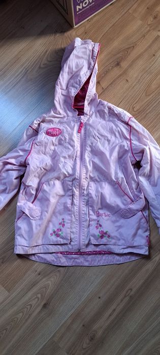 Kurtka przeciwdeszczowa 128 barbie