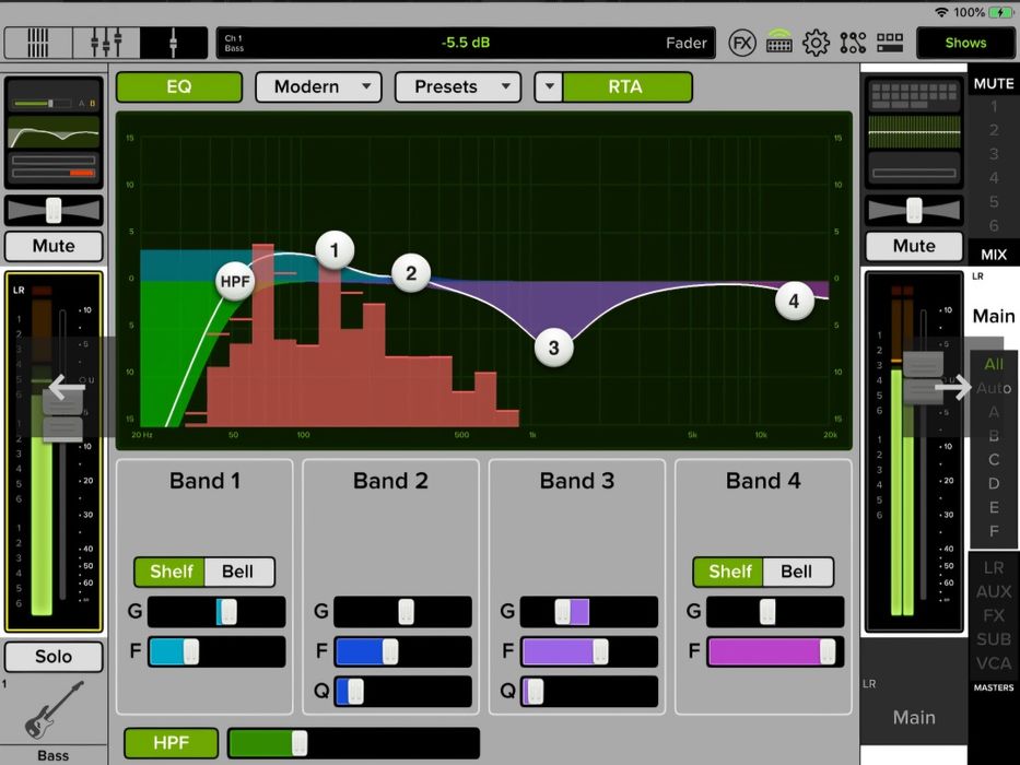 Mesa mistura digital Mackie DL16s