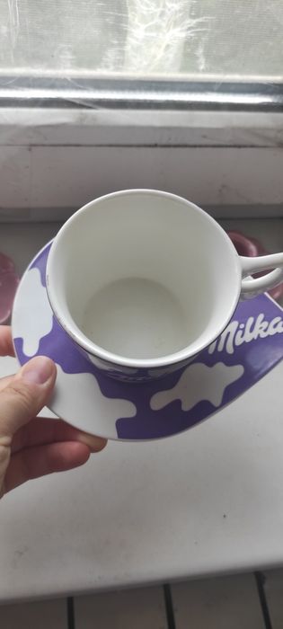 Мілка корівка мілка набір чашка+блюдце