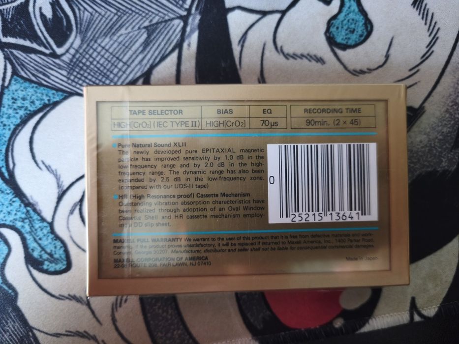 Аудиокассета Maxwell Япония